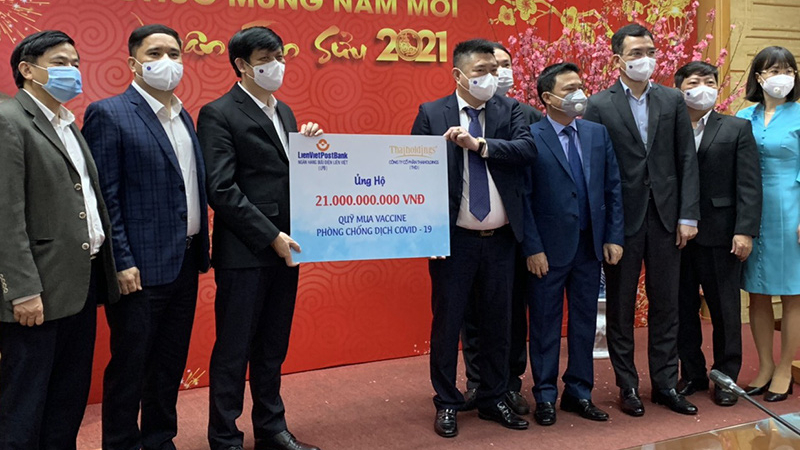 LienVietPostBank và Thaiholdings trao tặng 21 tỷ đồng cho quỹ mua Vaccine ngừa Covid-19 của Bộ Y tế