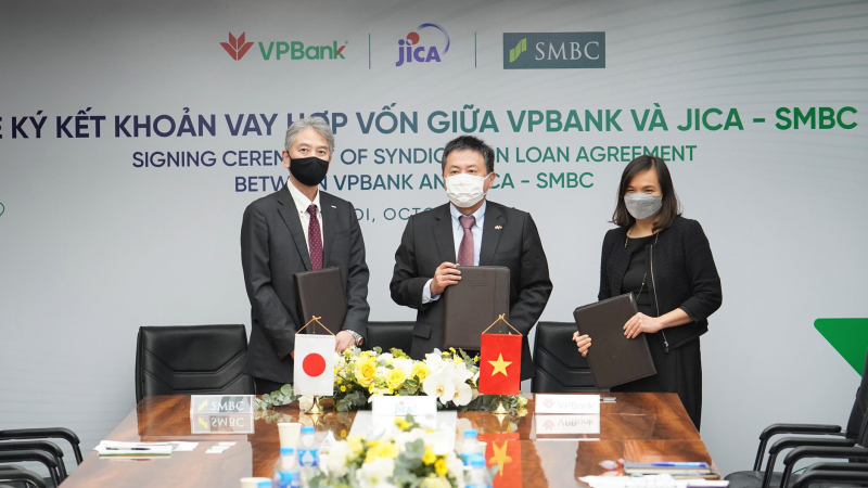 VPBank nhận gói vay hợp vốn 100 triệu USD từ JICA và SMBC