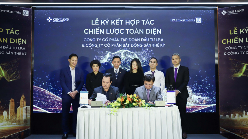 Cen Land – I.P.A ký kết hợp tác chiến lược toàn diện
