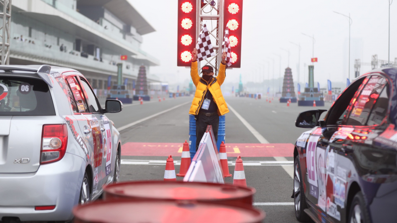 Gay cấn với giải đua xe ô-tô vô địch quốc gia Motorkhana Việt Nam năm 2021