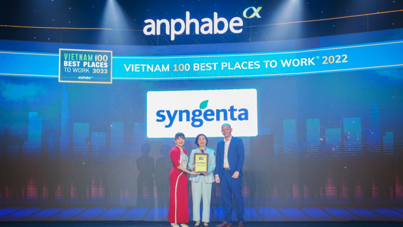 Syngenta trở thành một trong những nơi làm việc tốt nhất Việt Nam cho nhân sự ngành nông nghiệp