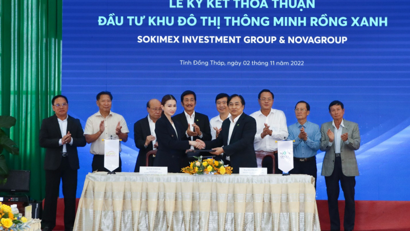 NovaGroup và Sokimex cam kết đầu tư, phát triển dự án khu đô thị BLUE DRAGON