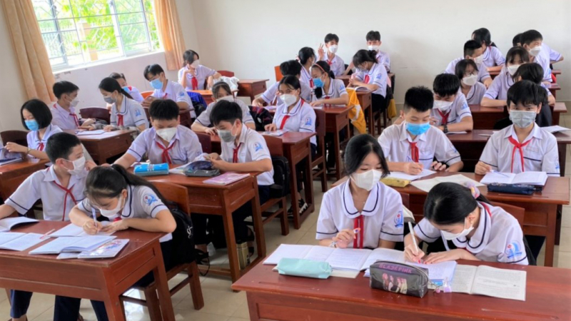 Cà Mau: Ngày đầu học trực tiếp có 7 học sinh dương tính với SARS-CoV-2