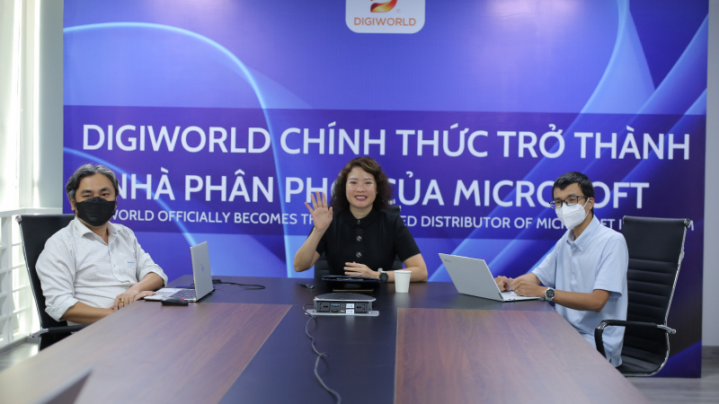 Digiworld trở thành nhà phân phối của Microsoft sản phẩm key điện tử (ESD)
