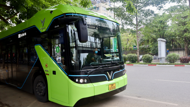 Tuyến buýt điện thứ 7 của VinBus đi qua những địa điểm nào ở Hà Nội?