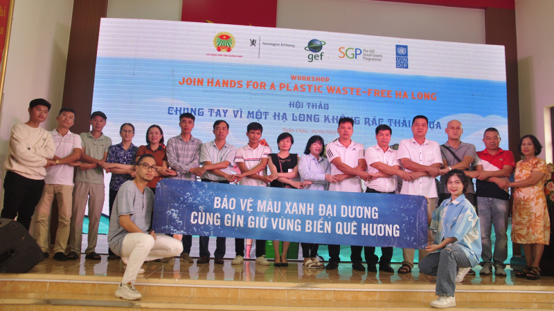 Hội Nông dân Quảng Ninh và UNDP của Liên hợp quốc tổ chức hội thảo vì một Hạ Long không rác thải nhựa