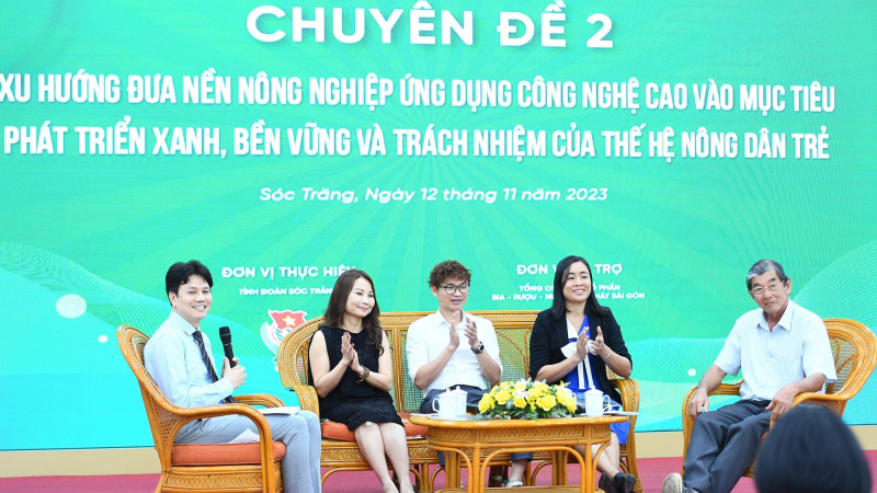 'Cha đẻ' gạo ngon nhất thế giới ST25 Hồ Quang Cua bàn chuyện ứng dụng nông nghiệp công nghệ cao với thanh niên