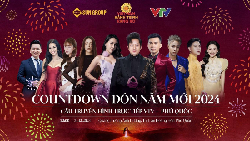 Chính thức: Phú Quốc đón năm mới bằng Countdown và pháo hoa hoành tráng tại Sunset Town