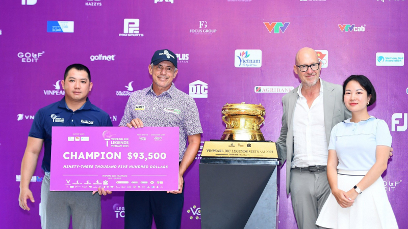 Golfer Adilson da Silva vô địch Vinpearl DIC Legends Việt Nam 2023