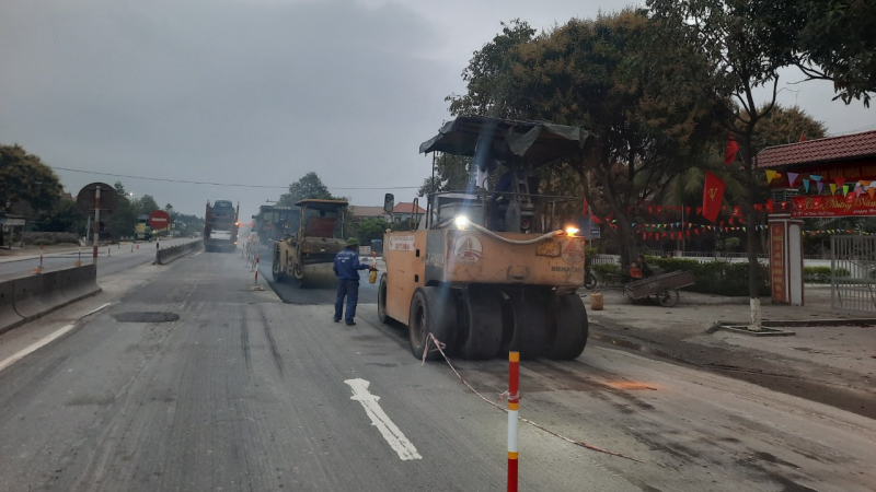 Tập đoàn Cienco4 dồn lực duy tu QL1 qua Nghệ An, Hà Tĩnh