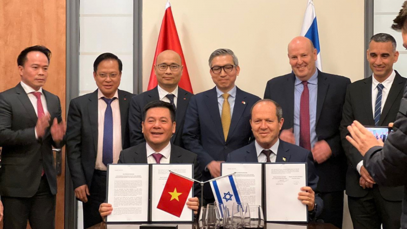 Kết thúc đàm phán FTA Việt Nam - Israel, kỳ vọng thúc đẩy đầu tư xanh