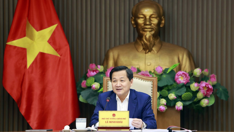 Phó Thủ tướng Lê Minh Khái họp về đề án cơ cấu lại TKV và SCIC