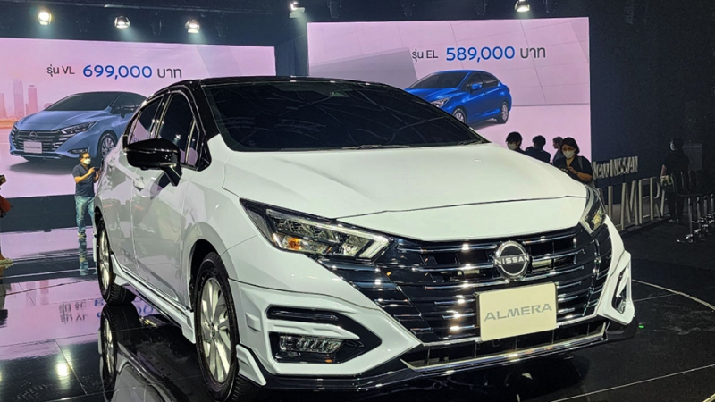 Nissan Almera 2023 ra mắt, giá từ 16.000 USD
