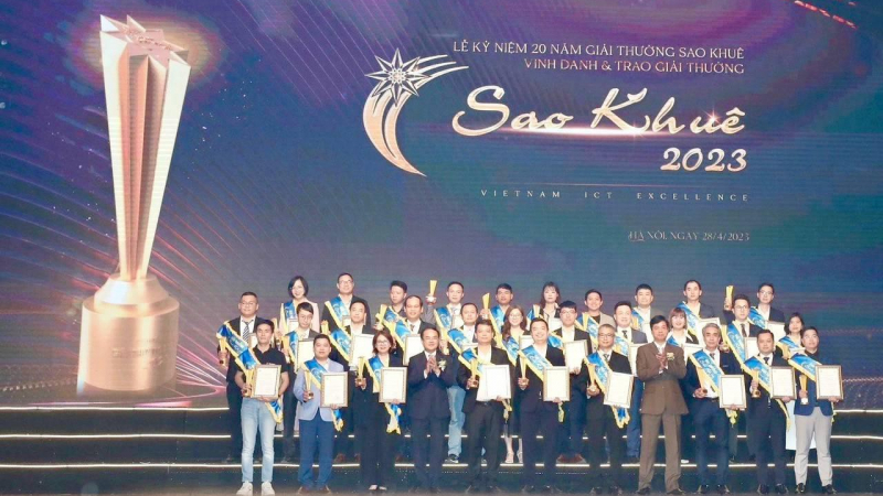 Giải pháp quản lý tài chính cửa hàng MyShop của KienLongBank giành giải thưởng Sao Khuê 2023