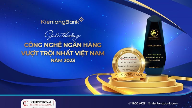 KienlongBank nhận giải thưởng quốc tế về “Công nghệ ngân hàng vượt trội nhất Việt Nam năm 2023”
