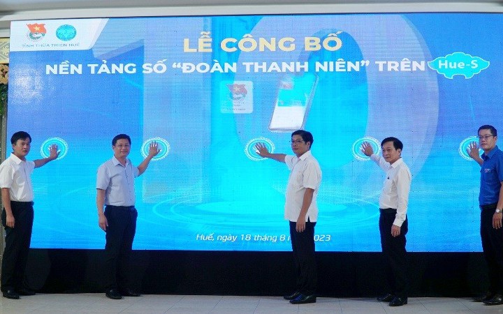 TT-Huế: Ra mắt nền tảng số 'Đoàn thanh niên” trên ứng dụng Hue-S với nhiều tiện ích 