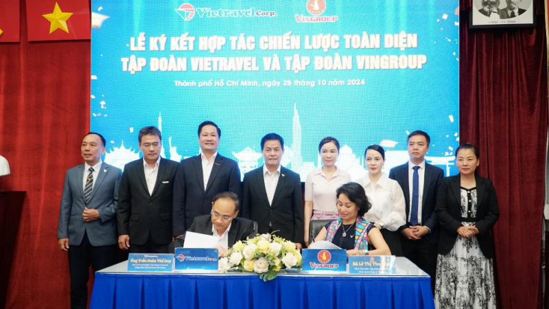 Vingroup và Vietravel hợp tác thúc đẩy du lịch xanh - di chuyển xanh