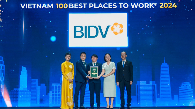 BIDV khẳng định vị thế doanh nghiệp có môi trường làm việc tốt nhất Việt Nam