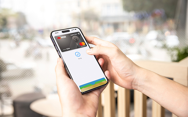MSB nâng tầm bảo mật và trải nghiệm tiện ích cho chủ thẻ với Apple Pay
