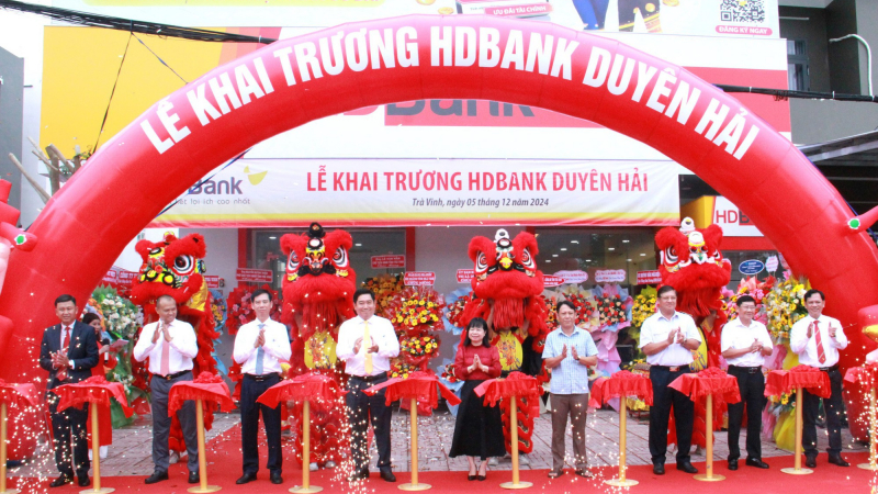 HDBank khai trương điểm giao dịch thứ 48 tại Đồng bằng Sông Cửu Long