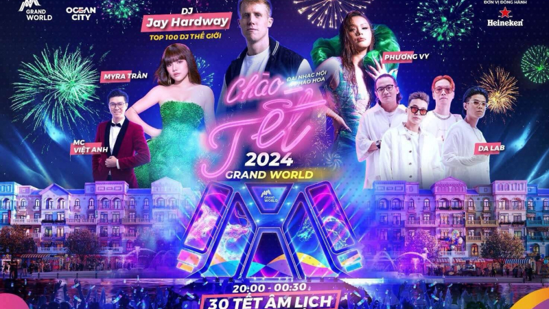 “Quẩy” hết mình cùng DJ Top 100 thế giới đến tại Đại nhạc hội Countdown “hot” nhất miền Bắc