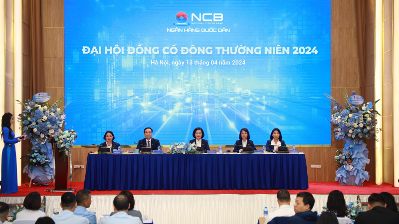 ĐHĐCĐ NCB thông qua mục tiêu kinh doanh 2024 với nhiều chỉ tiêu tích cực