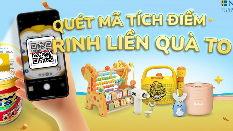 Mua sữa bột của Nutifood để sưu tập bộ quà tặng “siêu tiện lợi”