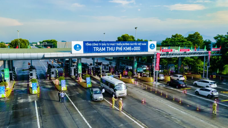 Cao tốc do VEC thu phí có lượng phương tiện tăng cao 