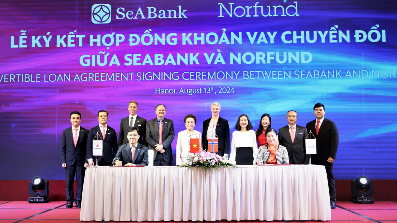 SeABank và Norfund ký kết Hợp đồng khoản vay chuyển đổi trị giá 30 triệu USD
