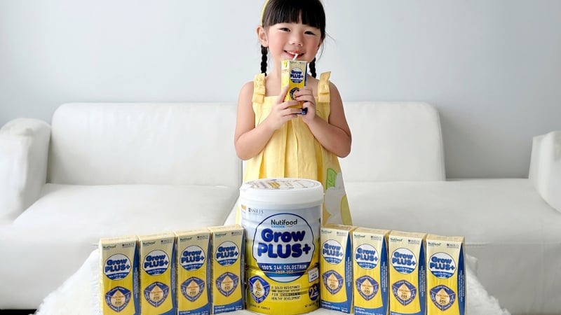 Nutifood đứng đầu doanh số sữa bột pha sẵn trẻ em tại Việt Nam