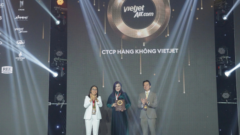 Forbes vinh danh Vietjet trong danh sách 50 công ty niêm yết tốt nhất Việt Nam 2024