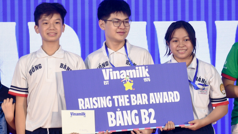 Vinamilk khích lệ tài năng trẻ về sáng tạo robot ứng dụng công nghệ vào phát triển bền vững