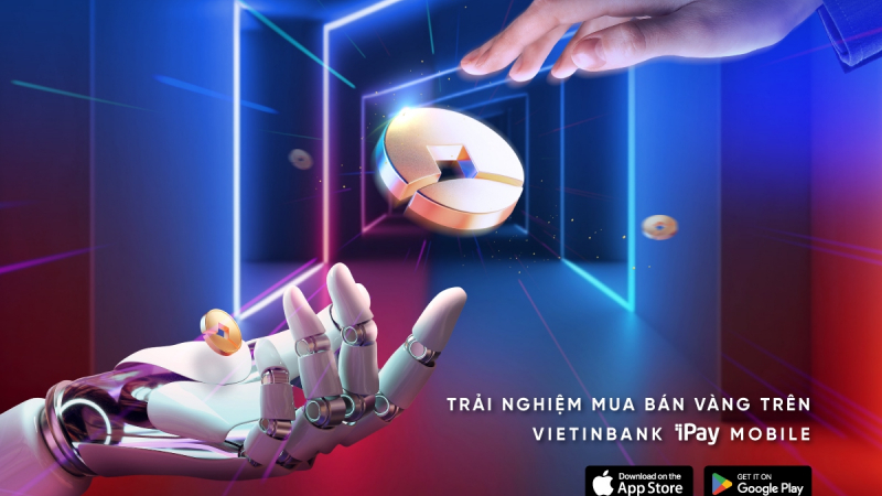 Triển khai mua bán vàng (digiGOLD) trên ứng dụng số VietinBank iPay Mobile