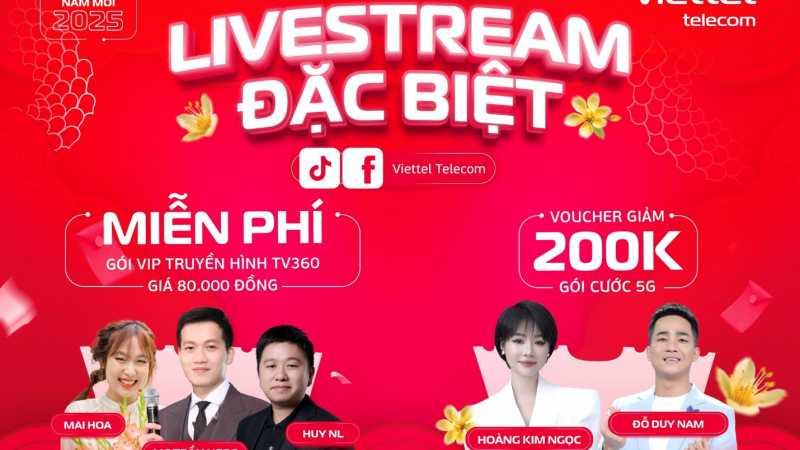 Diễn viên Táo Quân, MC truyền hình … hội tụ tại livestream Tết mới Quà tới