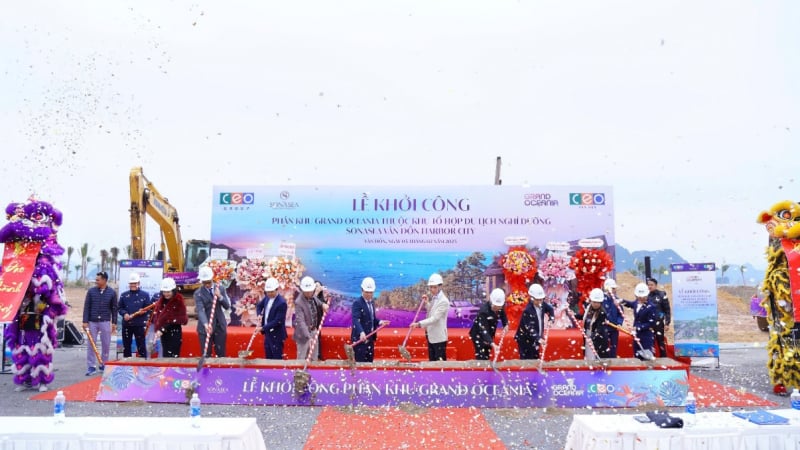 Tập đoàn CEO khởi công phân khu Grand Oceania tại Vân Đồn