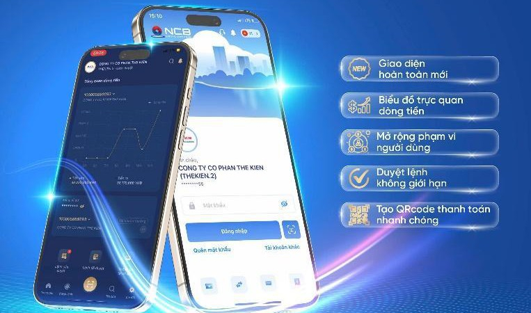 NCB ra mắt Ngân hàng số phiên bản 2025 cho Khách hàng Doanh nghiệp với nhiều tính năng mới vượt trội