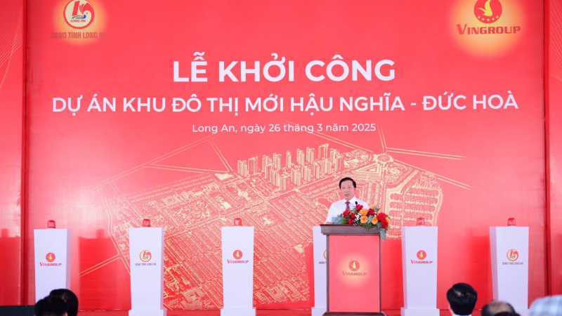 Vingroup khởi công dự án Vinhomes Green City tại Long An