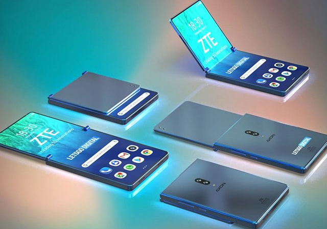 ZTE làm smartphone gập lại, đẹp hơn Galaxy Fold và Mate X?
