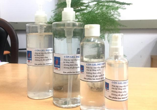 VPI sản xuất nước rửa tay khô sát khuẩn phòng dịch do virus Corona mới 