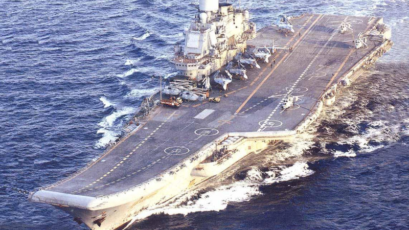 Tàu sân bay “Đô đốc Kuznetsov” được tăng cường tiêm kích MiG 29K
