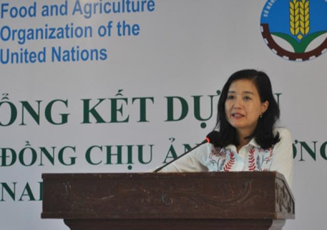 TT Khuyến nông cùng FAO hỗ trợ nhà nông vượt khó sau bão Mirinae
