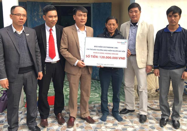 VBI chi trả 120 triệu đồng bồi thường bảo hiểm tại Thanh Hóa