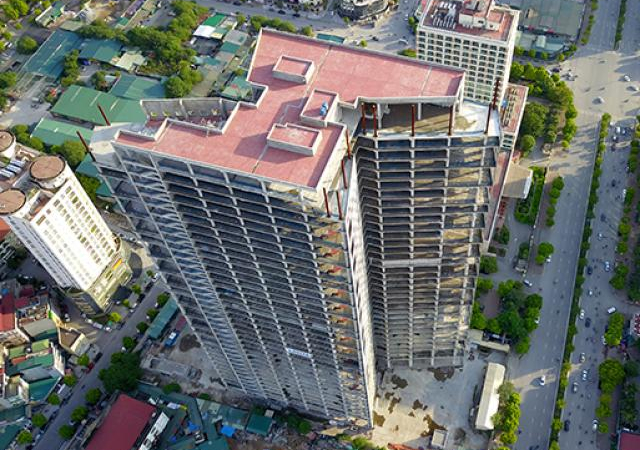 Hà Nội: Trụ sở nghìn tỷ trên 'đất vàng' của Vinacomin 2 năm 'bất động”
