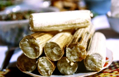 Cơm lam Bắc mê thơm ngọt. Ảnh: Hagiangonline Cơm lam Bắc mê thơm ngọt. Ảnh: Hagiangonline