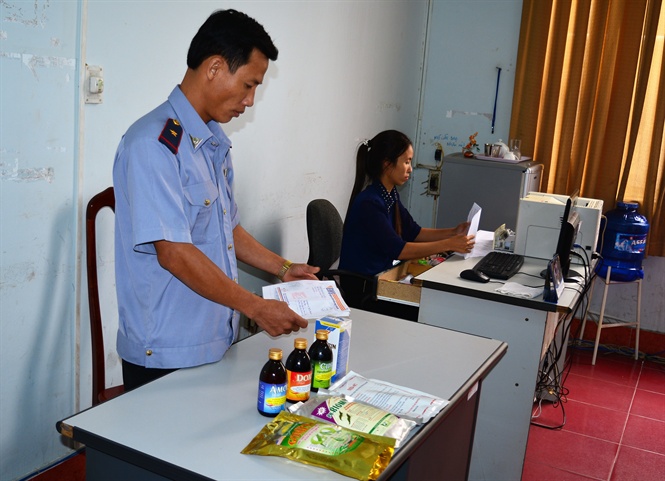 Cơ quan chức năng Cà Mau phát hiện sản phẩm thuốc thú y, thủy sản sai phạm Cơ quan chức năng Cà Mau phát hiện sản phẩm thuốc thú y, thủy sản sai phạm
