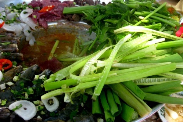 Xưa kia, cỏ năn bộp là món ăn chỉ dành cho những gia đình nông thôn nghèo dùng trong những ngày đói. Nhưng nay, cỏ năn bộp đã trở thành một loại rau sạch cũng như đặc sản “trời cho” của tỉnh Bạc Liêu. (Nguồn Amthucsinhvien) Xưa kia, cỏ năn bộp là món ăn chỉ dành cho những gia đình nông thôn nghèo dùng trong những ngày đói. Nhưng nay, cỏ năn bộp đã trở thành một loại rau sạch cũng như đặc sản “trời cho” của tỉnh Bạc Liêu. (Nguồn Amthucsinhvien)