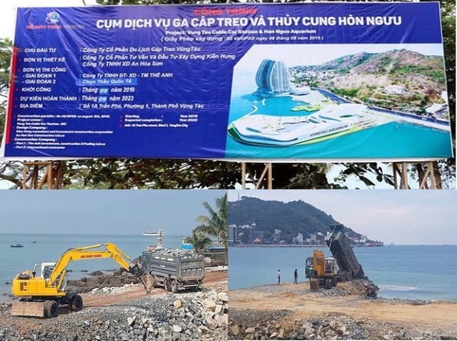 Tạm ngừng dự án lấp biển làm thủy cung ở TP Vũng Tàu - Ảnh 1. Tạm ngừng dự án lấp biển làm thủy cung ở TP Vũng Tàu - Ảnh 1.