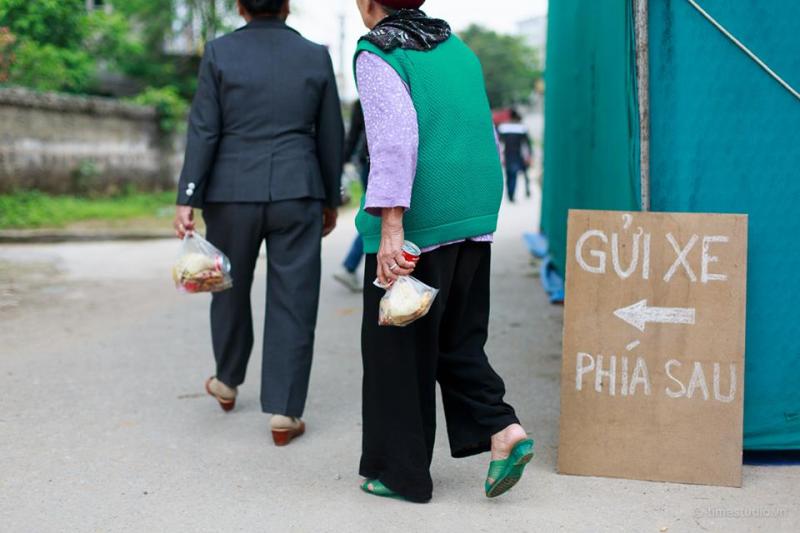 Tục ăn cỗ lấy phần vẫn đang tồn tại ở nhiều địa phương như Nam Định, Thái Bình… Ảnh: Tin tức Nam Định.