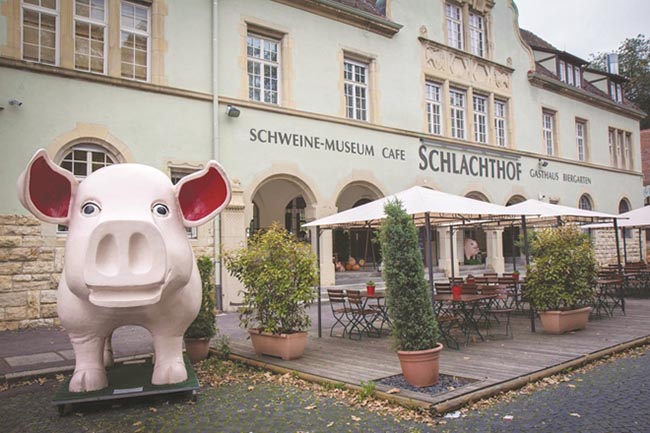 Bảo tàng Lợn Schweine, thành phố Stuttgart, Đức.