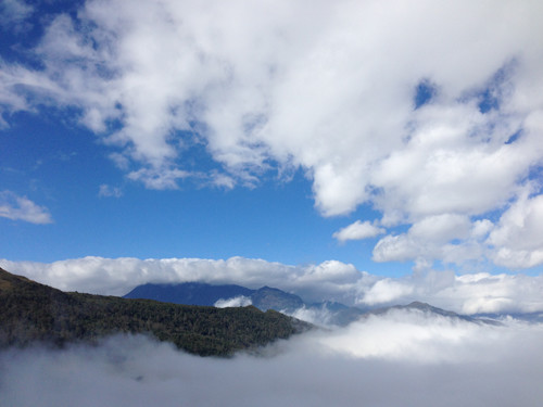 Khung cảnh hùng vĩ nhìn từ homestay Y Tý Clouds.